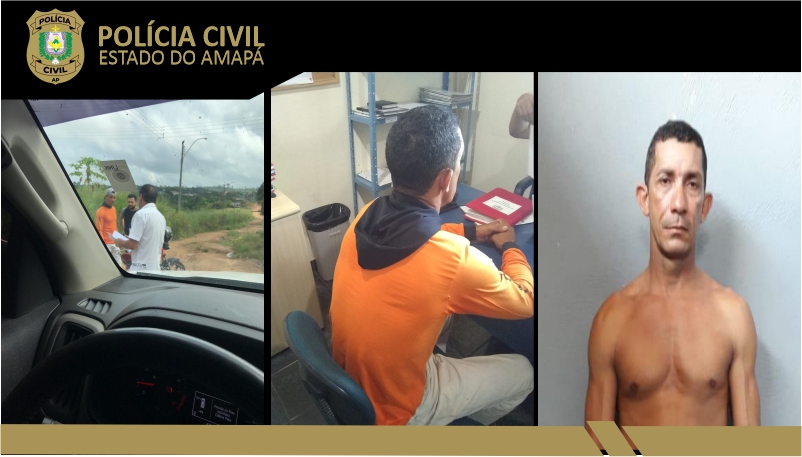 POLÍCIA CIVIL PRENDE HOMEM QUE AGREDIU SUA EX-COMPANHEIRA EM VIA PÚBLICA NO MUNICÍPIO DE LARANJAL DO JARI